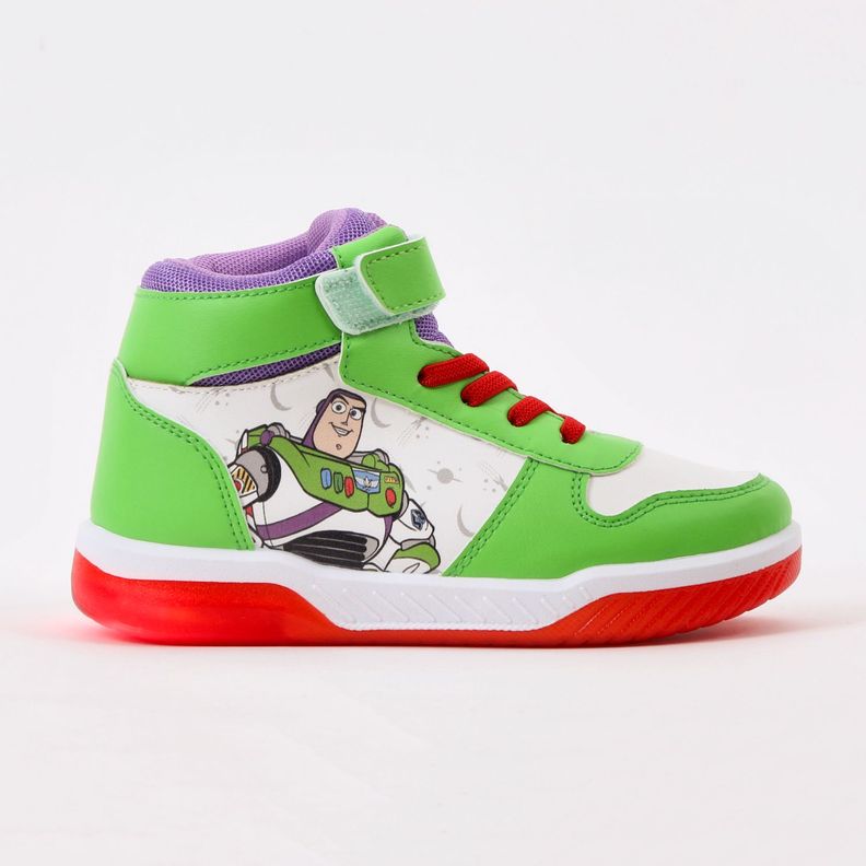 Zapatilla Luces Nino Buzz Lightyear Toy Story Verde Disney