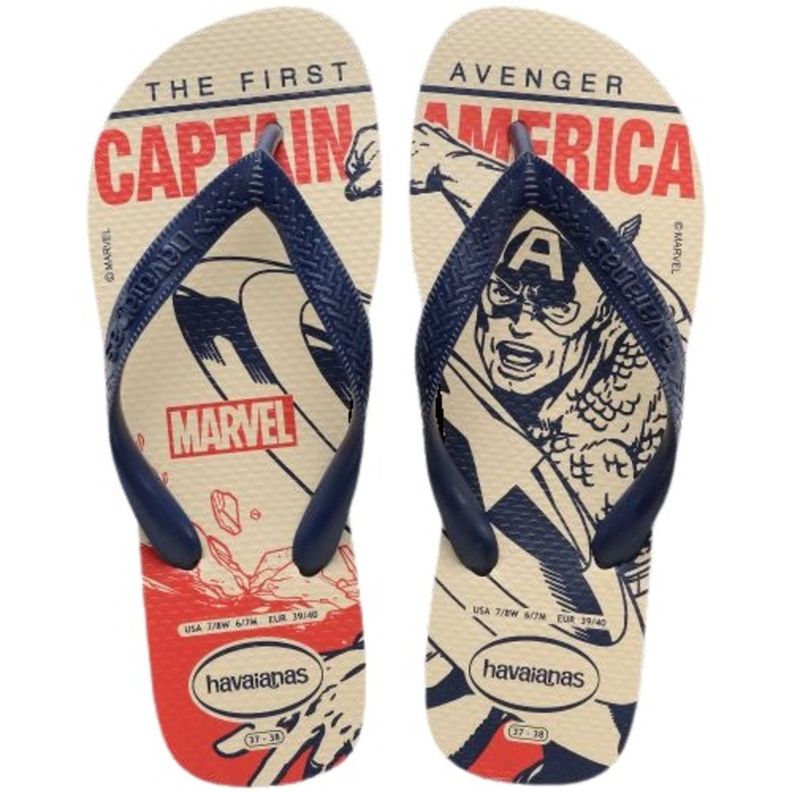 Sandalias Hombre Top Beige Marvel Havaianas-0
