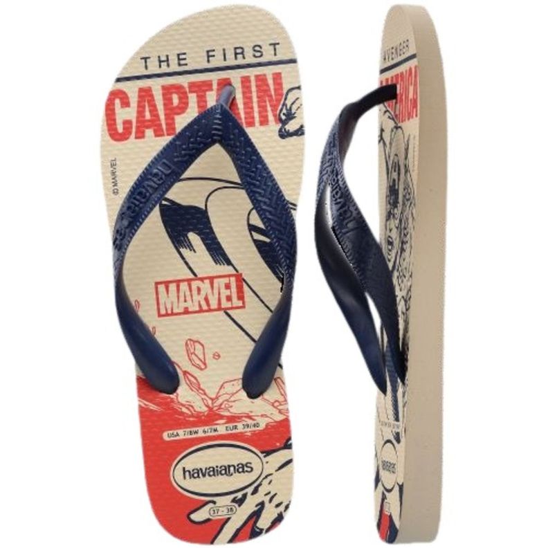 Sandalias Hombre Top Beige Marvel Havaianas-2