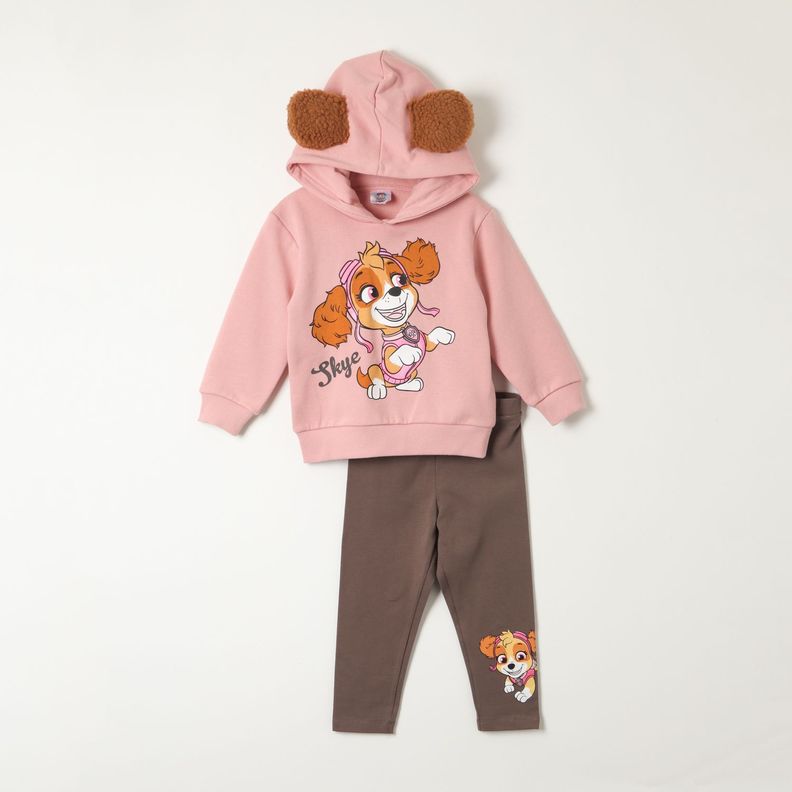 Conjunto Niña Sky Orejitas Rosado Paw Patrol-0