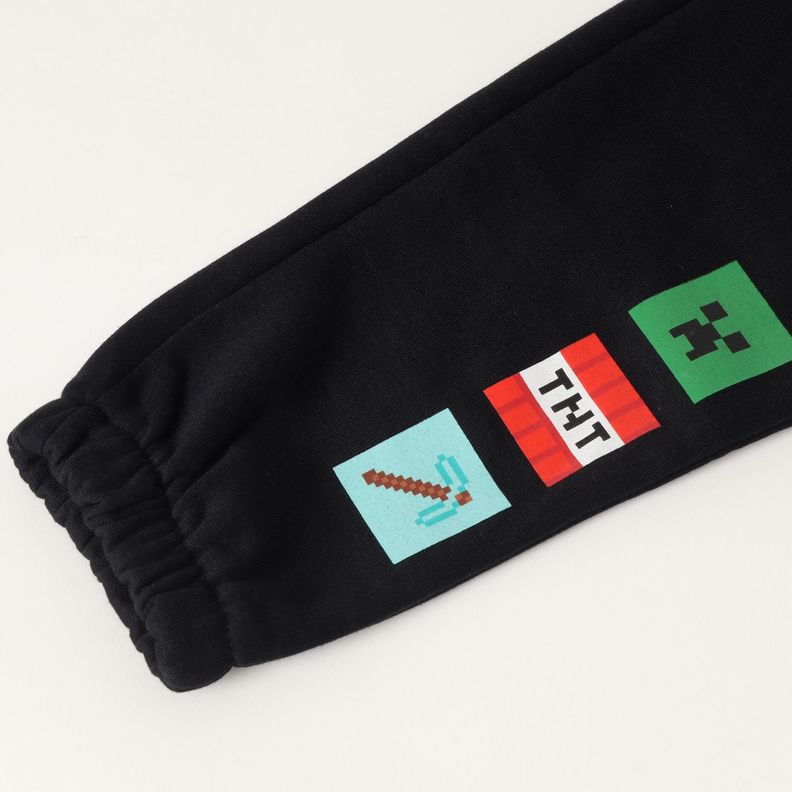 Pantalon De Buzo Niño Boom Tnt Negro Minecraft-1