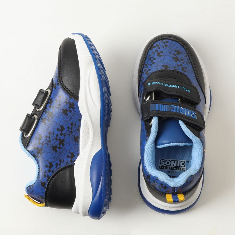Zapatilla Con Luces Niño Serious Azul Sonic-2