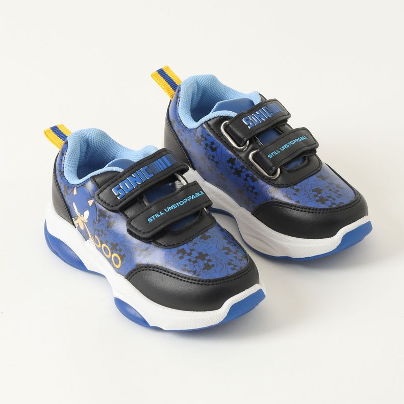Zapatilla Con Luces Niño Serious Azul Sonic-1