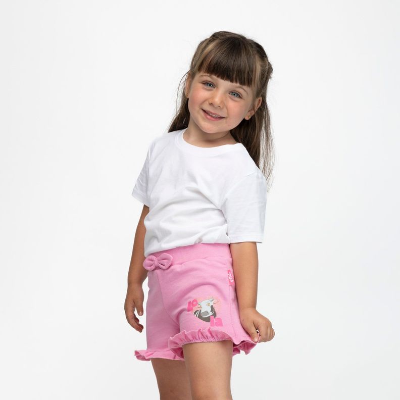 Short Niña Lola Rosado La Granja de Zenon-1