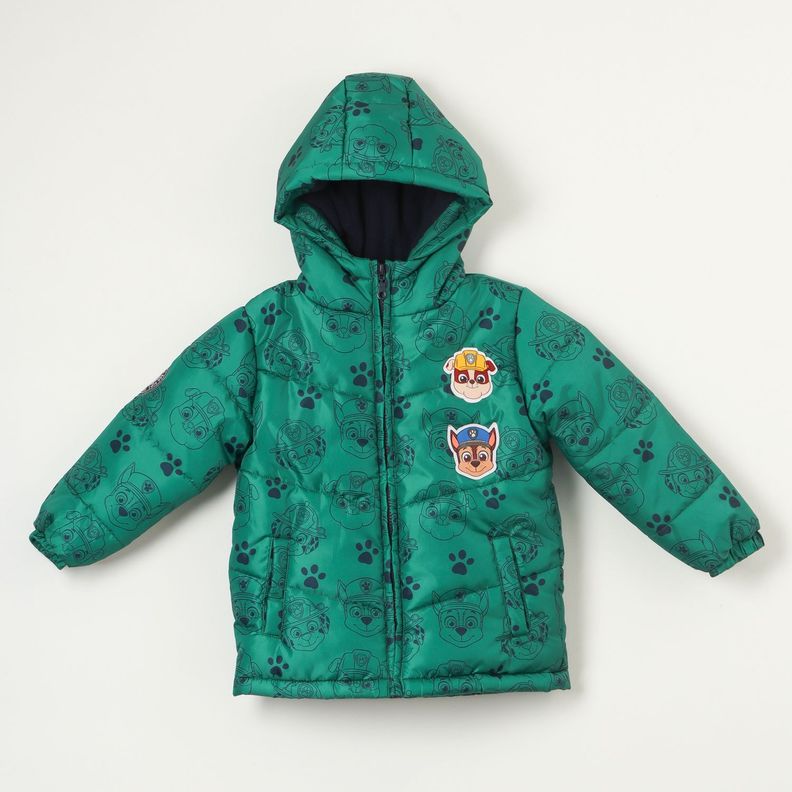 Parka Niño Team B Verde Paw Patrol-0