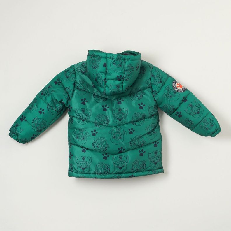 Parka Niño Team B Verde Paw Patrol-2