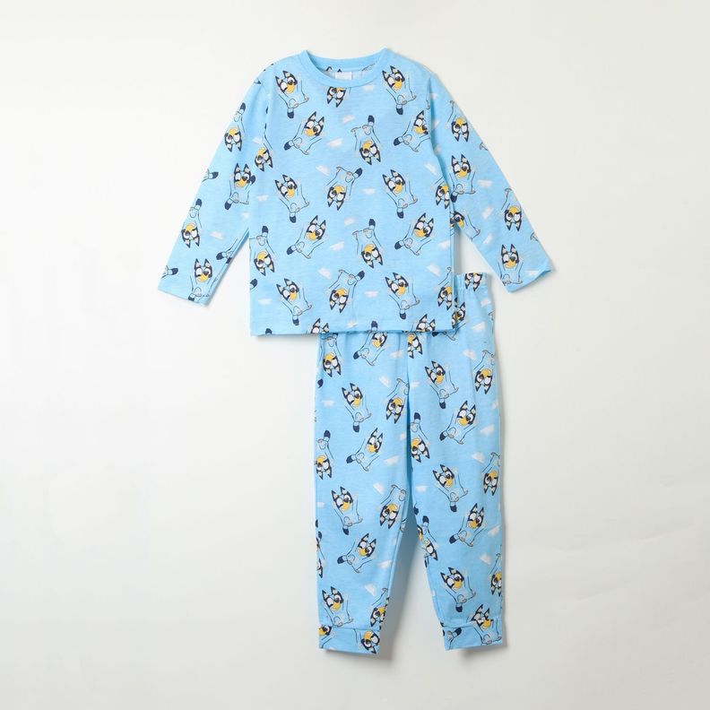 Conjunto Pijama Niño On The Sky Azul Bluey-0