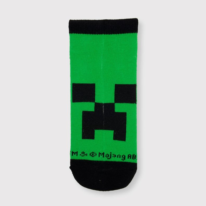 Bipack Niño Calcetin TNT Minecraft Verde-0