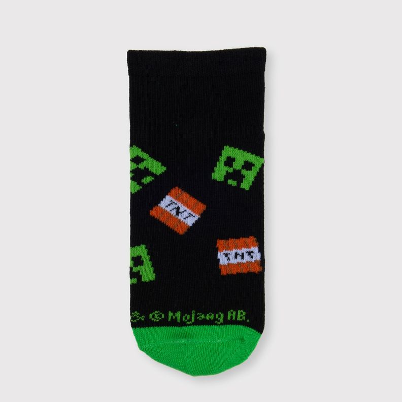 Bipack Niño Calcetin TNT Minecraft Verde-1