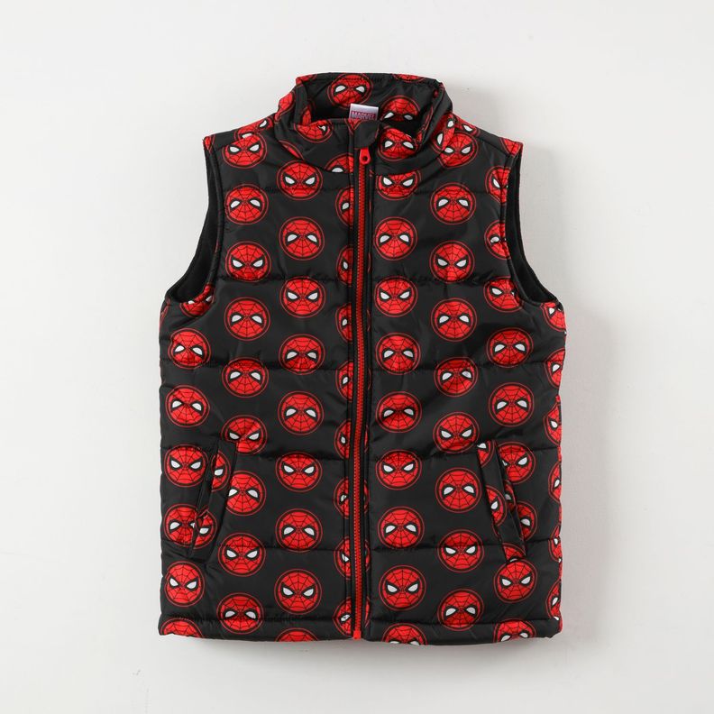 Parka Niño Spiderman Multi Logo Negro Marvel-1