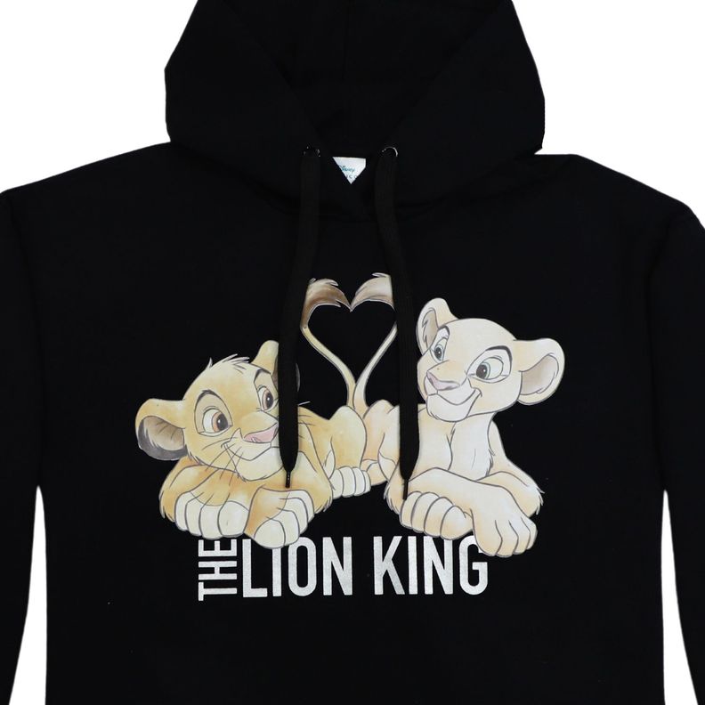 Poleron Niña Rey León Colitas Negro Disney-4