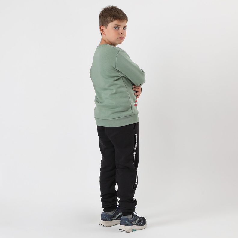 Buzo Niño Cuadros Verde Minecraft-2