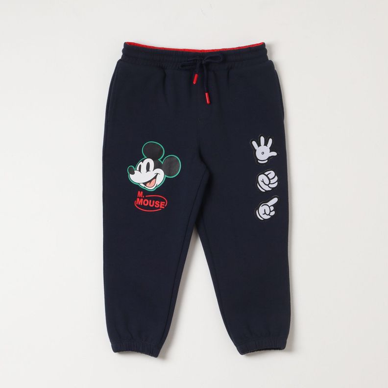 Pantalon De Buzo Niño Mickey M. Mouse Negro Disney-0