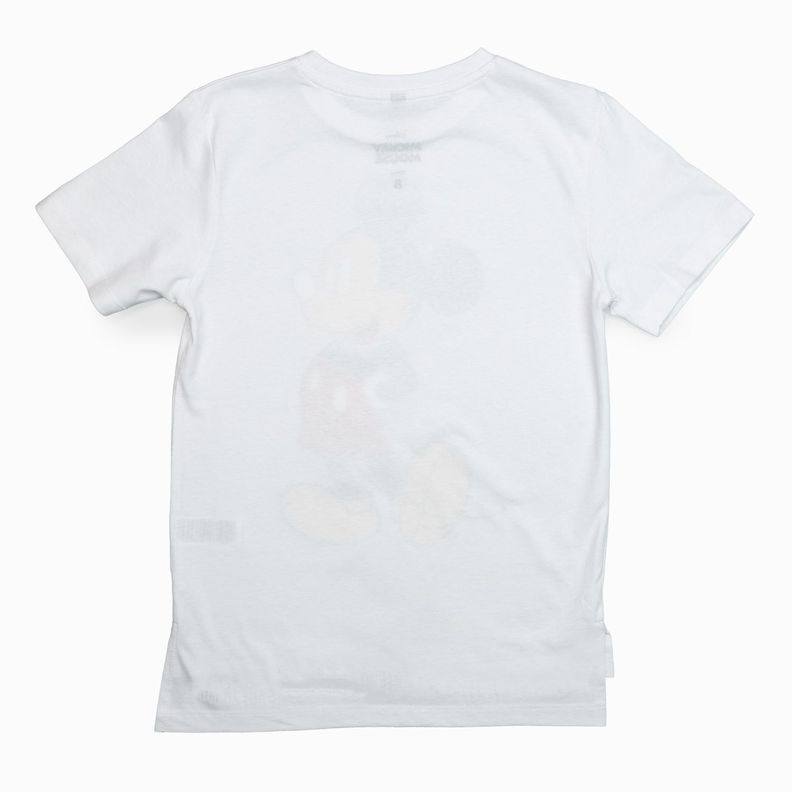 Polera Niño Mickey Clasico Blanco Disney-3