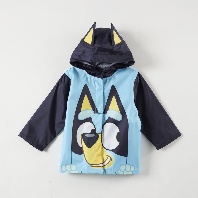 Chaqueta Impermeable Niño Cara Azul Bluey-0