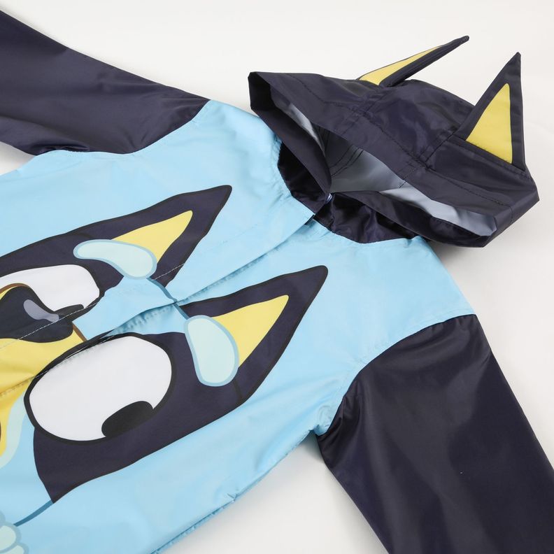 Chaqueta Impermeable Niño Cara Azul Bluey-1