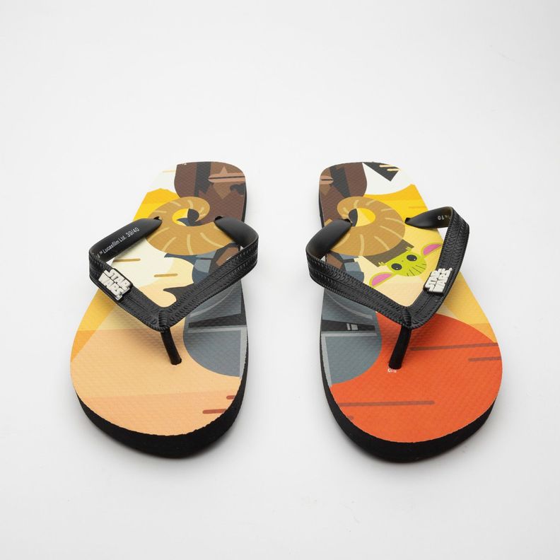 Sandalias Hombre Mandalorian Baby Yoda Star Wars Beige-1