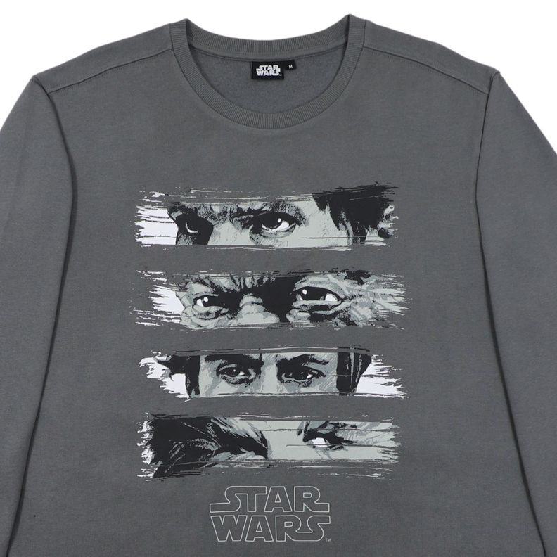 Poleron Hombre Logo Gris Star Wars-2