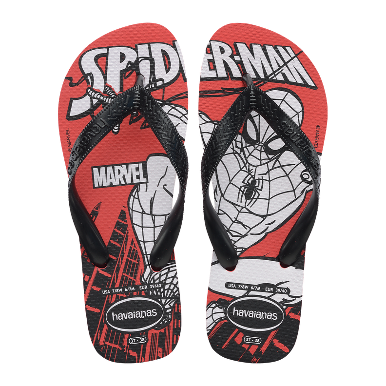Sandalias Hombre Top Rojo Marvel Havaianas-0