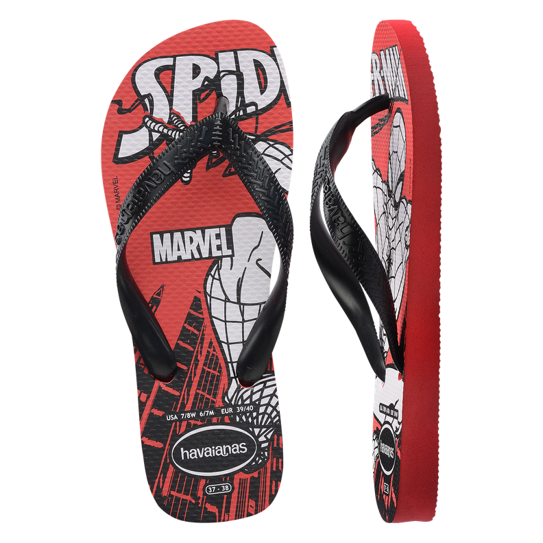 Sandalias Hombre Top Rojo Marvel Havaianas-4