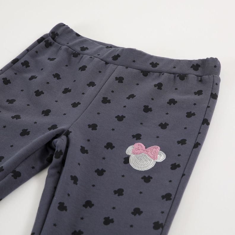 Calza Niña Minnie Figuritas Gris Disney-1