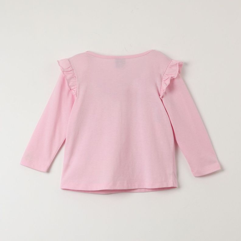 Polera Manga Larga Niña Minnie & Daisy Rosado Disney-2