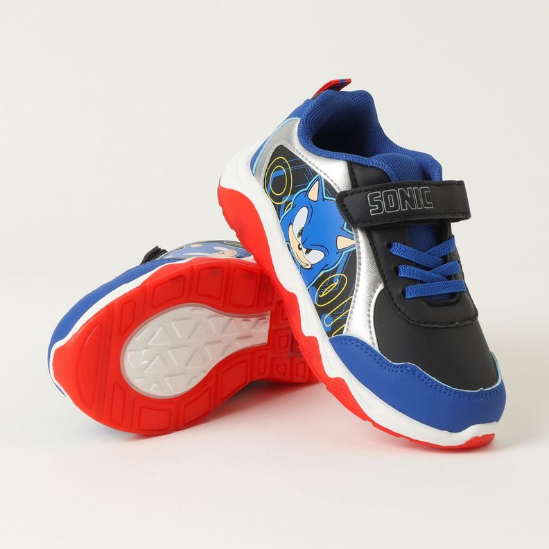 Zapatilla Con Luces Niño Challenging Azul Sonic-3