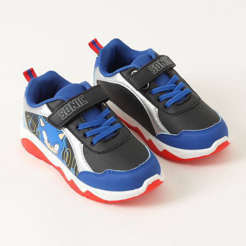 Zapatilla Con Luces Niño Challenging Azul Sonic-1