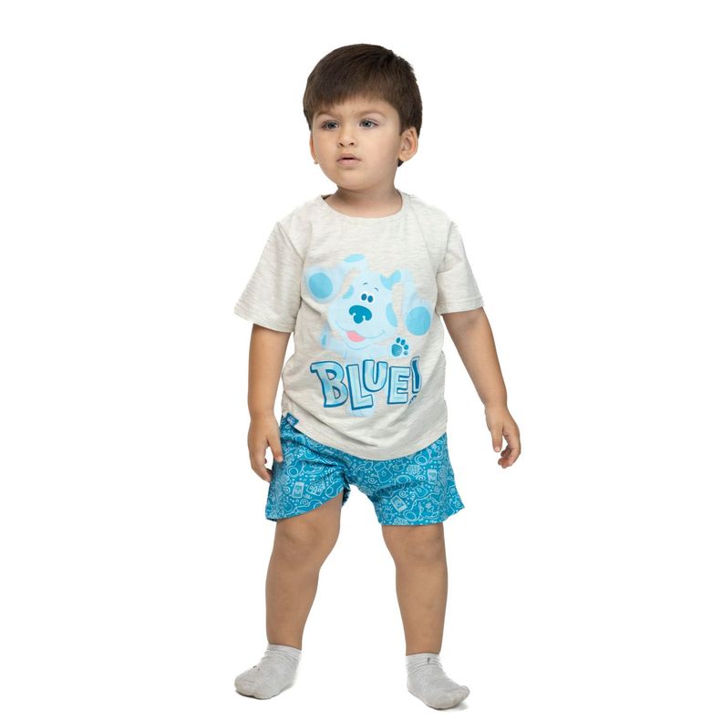 Pijama Niño Blue Azul Las Pistas de Blue-0