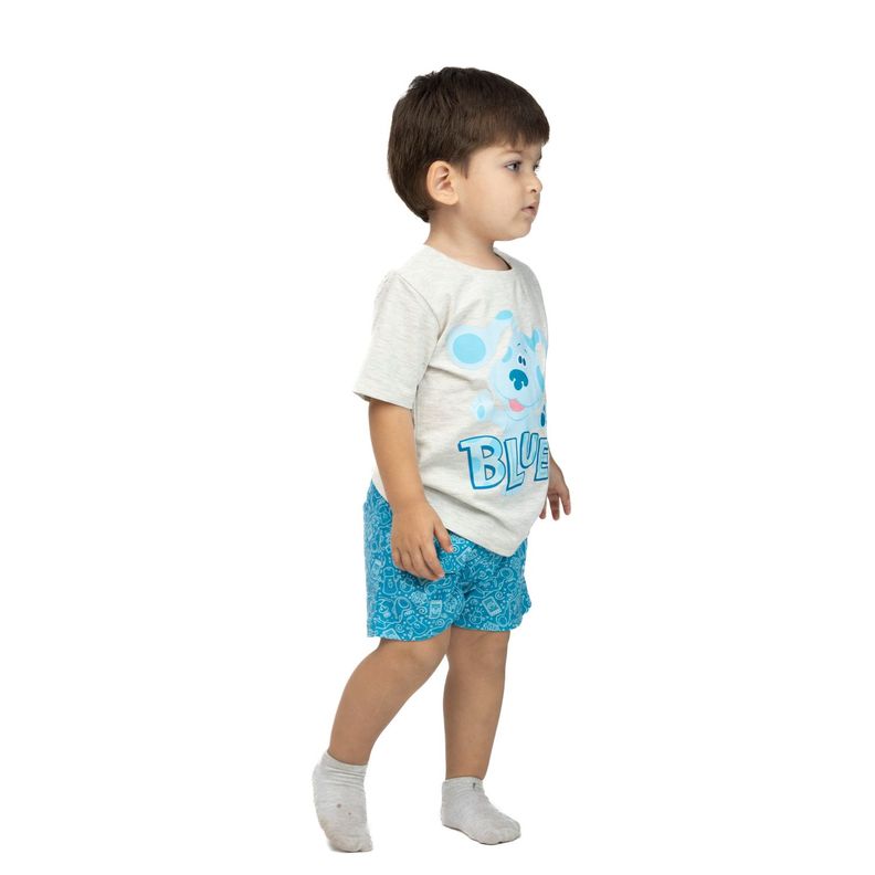 Pijama Niño Blue Azul Las Pistas de Blue-1