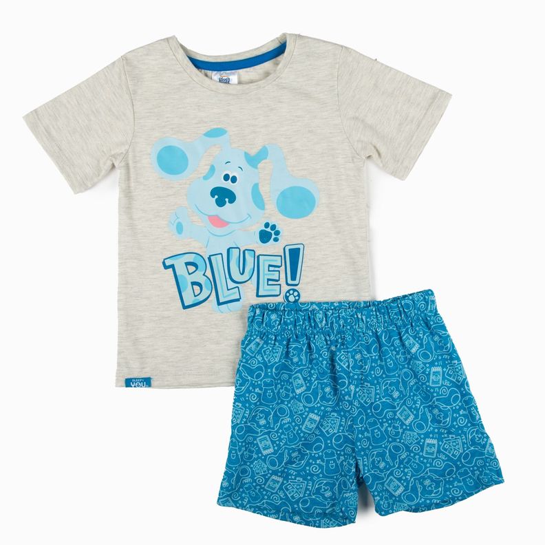 Pijama Niño Blue Azul Las Pistas de Blue-2