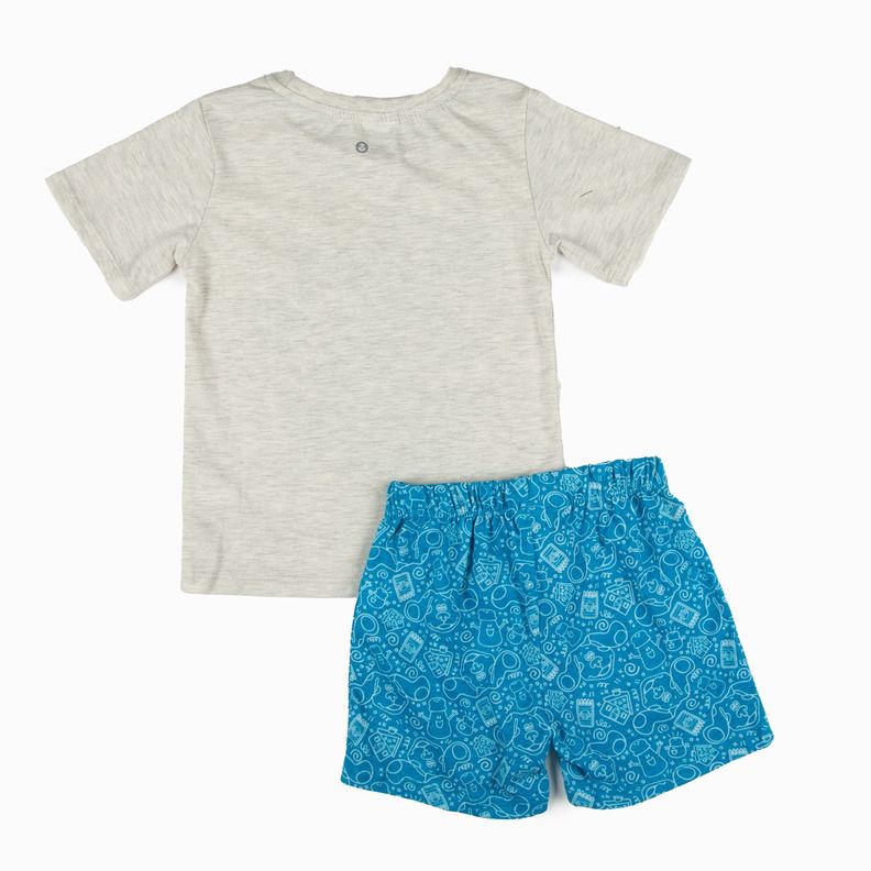 Pijama Niño Blue Azul Las Pistas de Blue-3