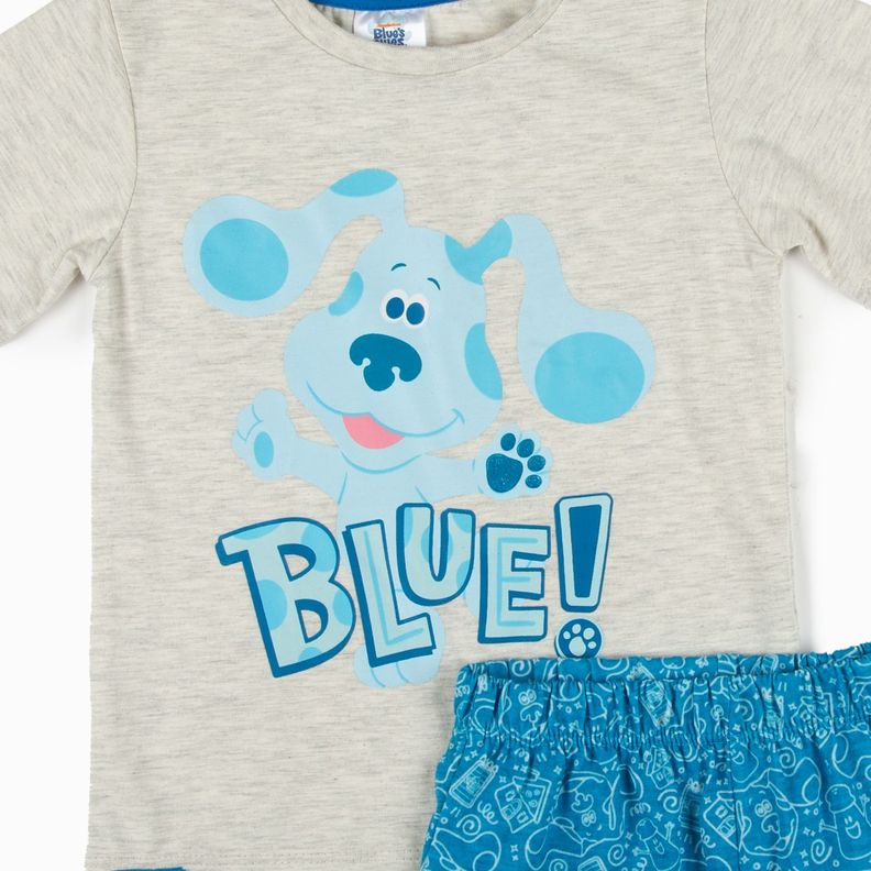 Pijama Niño Blue Azul Las Pistas de Blue-4