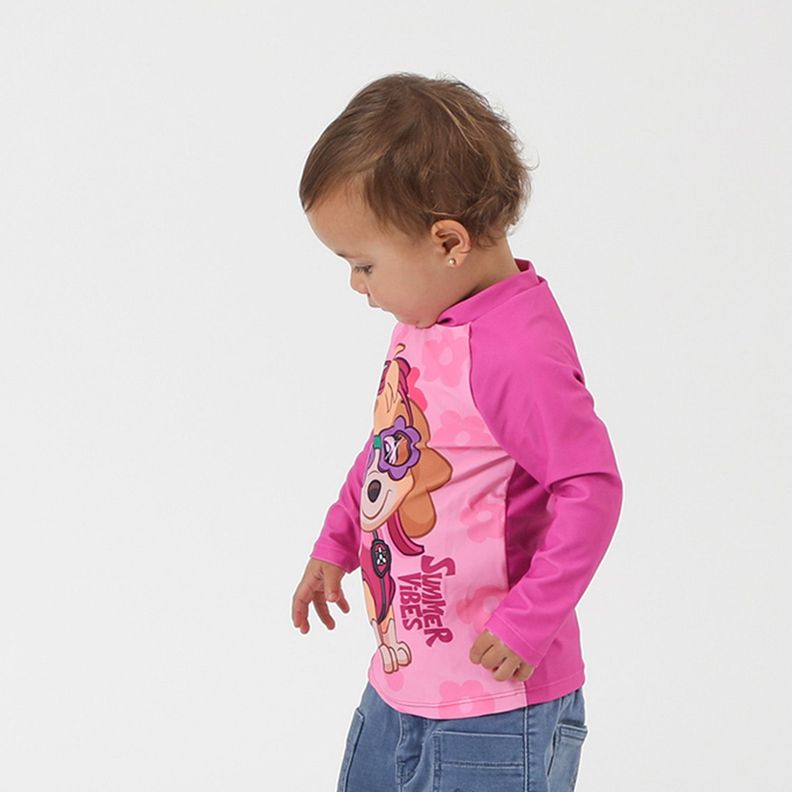 Polera Uv Niña Skye Rosado Paw Patrol-1