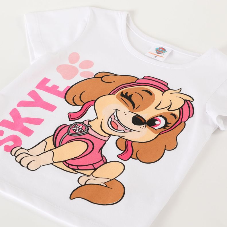 Conjunto Niña Skye Blanco Paw Patrol-2