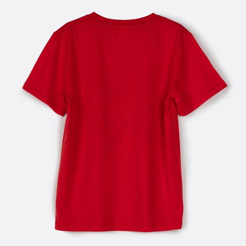 Polera Manga Corta Niño Iron Man Avengers Rojo Marvel-1