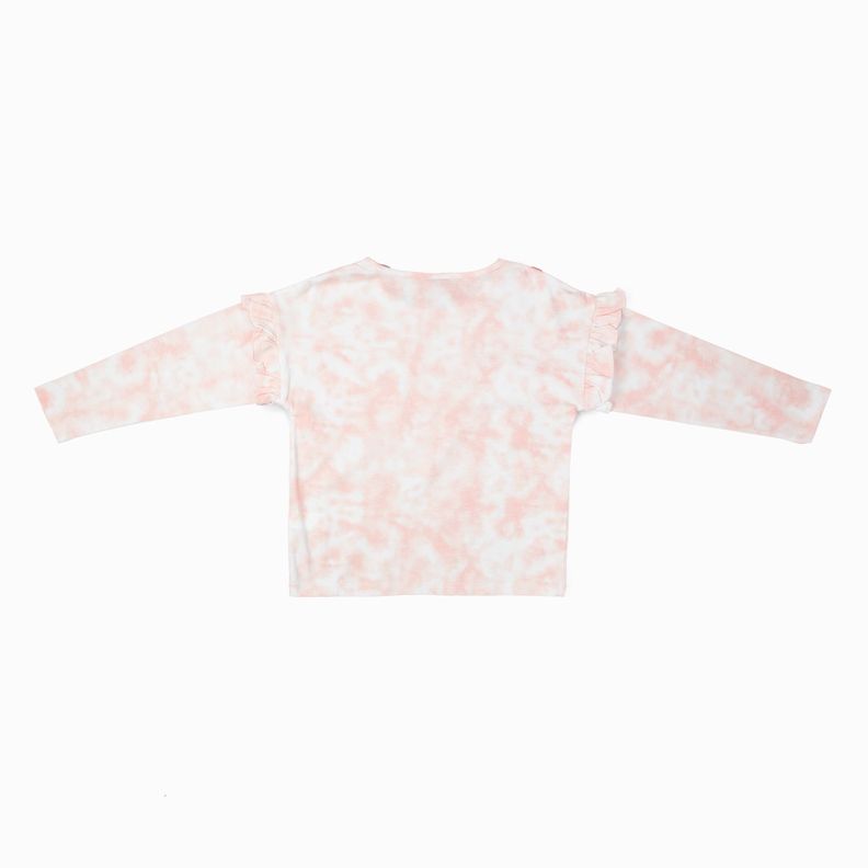 Polera Manga Larga Niña Frozen Hermanas Rosado Disney-1