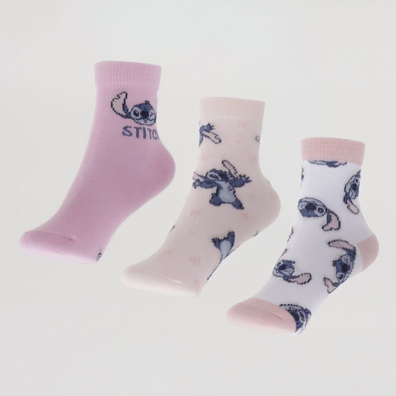 Tripack Calcetines Nina Celeste Ola Lilo & Stitch Disney