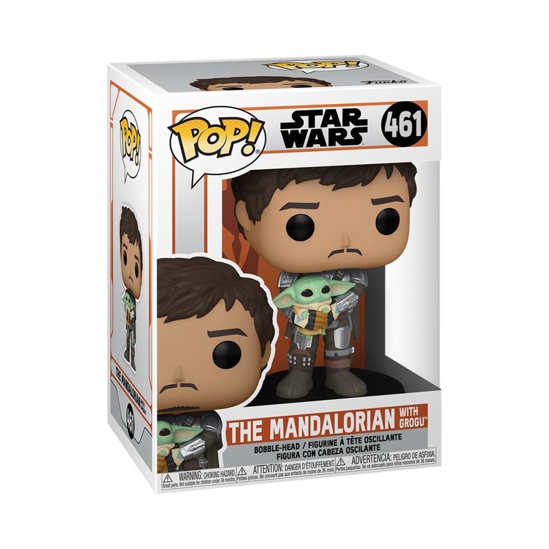 Funko Pop Mando Holding Child The Mandalorian - 461-1