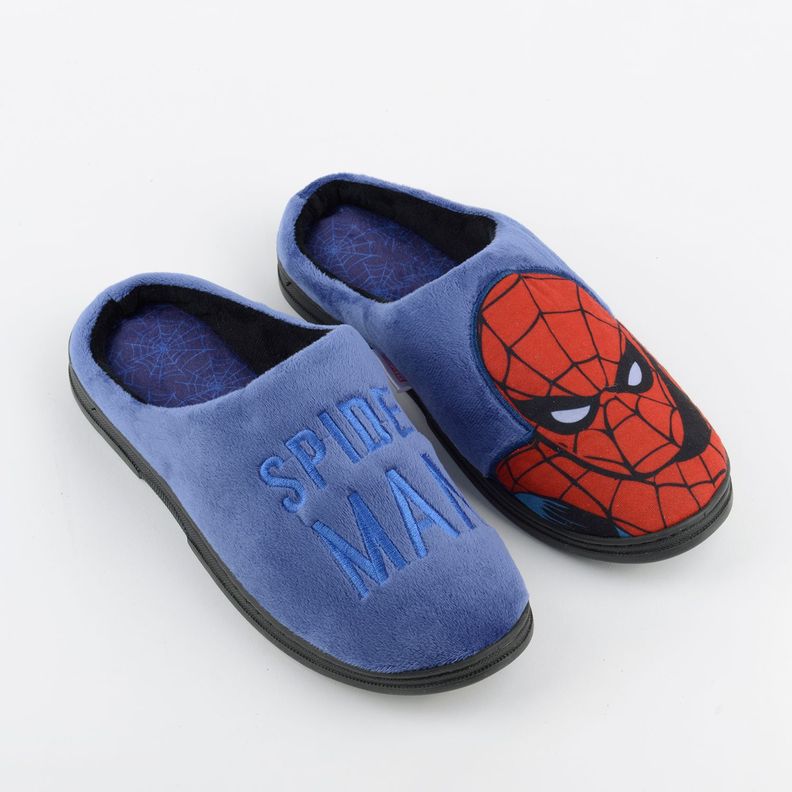 Pantufla Hombre Saltando Azul Spiderman-0