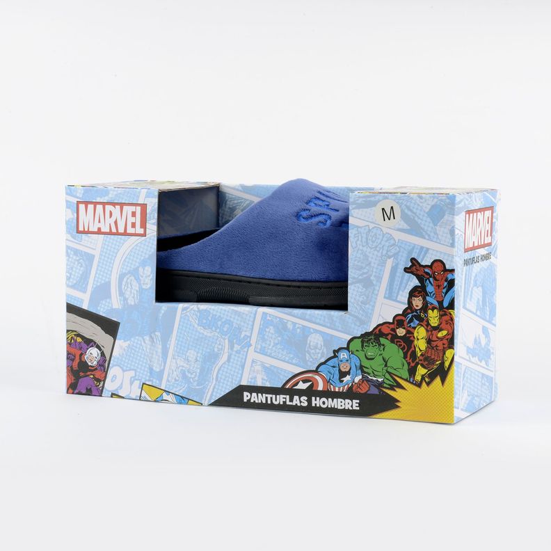 Pantufla Hombre Saltando Azul Spiderman-3