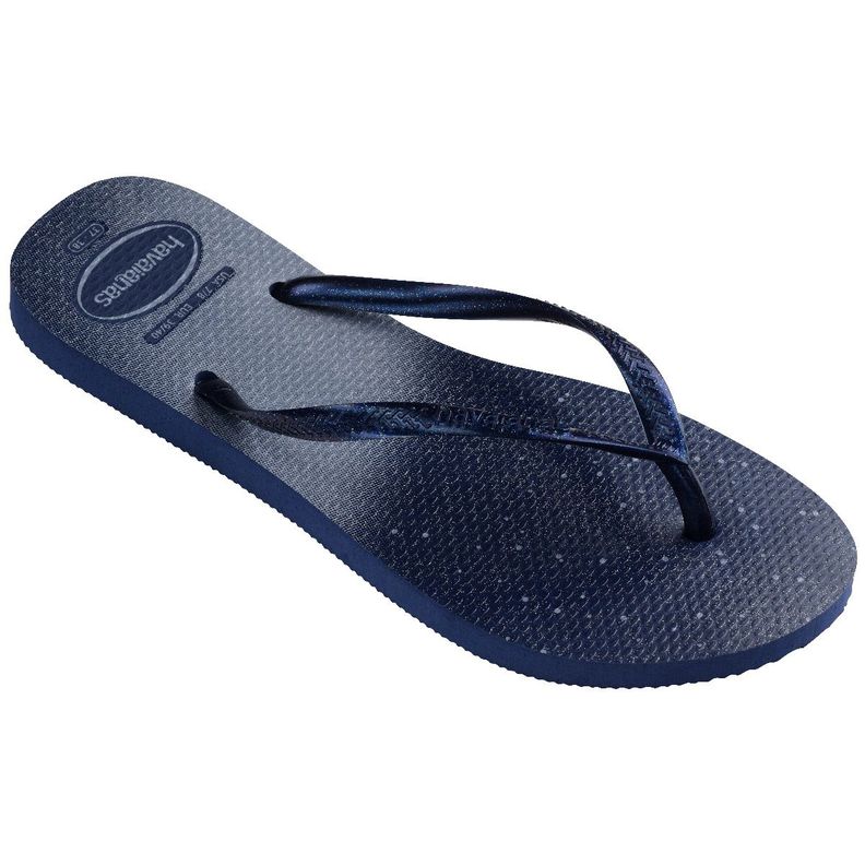 Sandalia Mujer Slim Gloss Azul Havaianas-1
