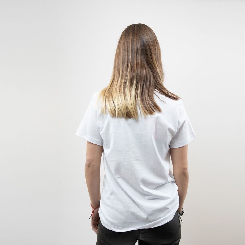 Polera Mujer Capitan America Super Blanco Marvel-1