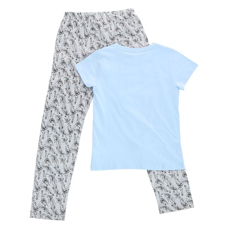 Pijama Niña Tinkerbell Decidida Azul Disney-1