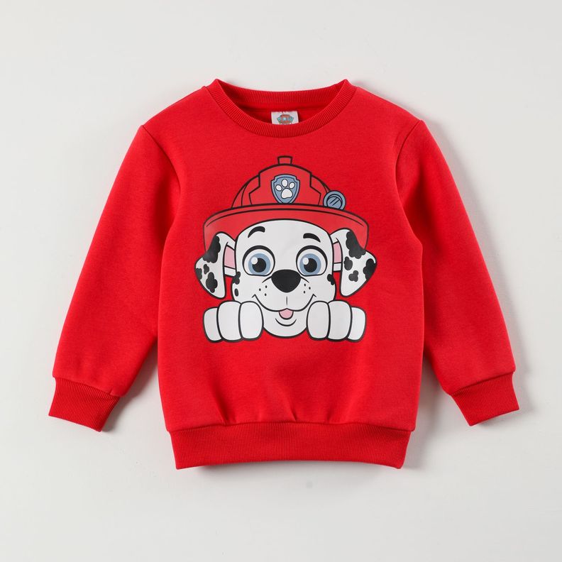 Poleron Niño Marshal Rojo Paw Patrol-0
