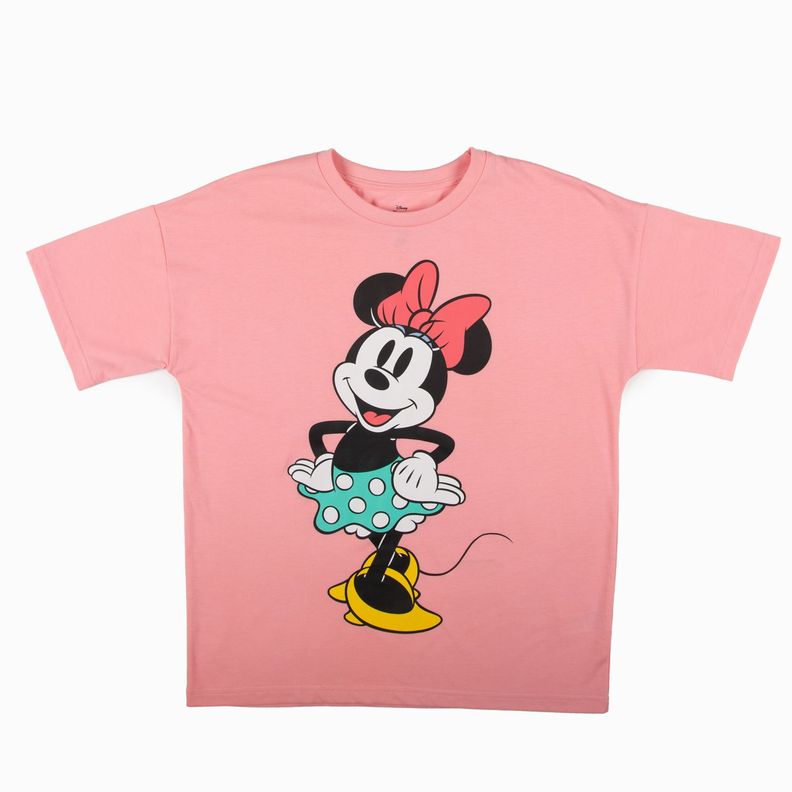 Polera Niña Bailando Minnie Rosa Disney-3