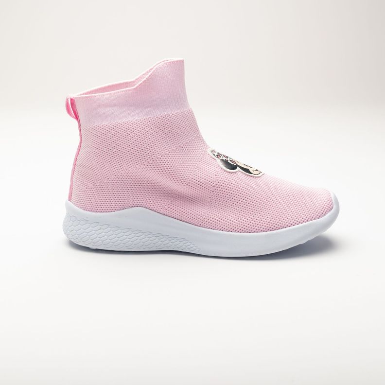 Zapatilla Niña Minnie Head Rosado Disney-0