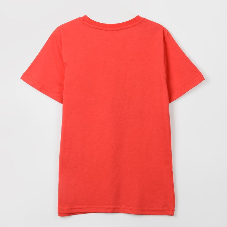 Polera Manga Corta Niño Ojos Spiderman Rojo Marvel-1