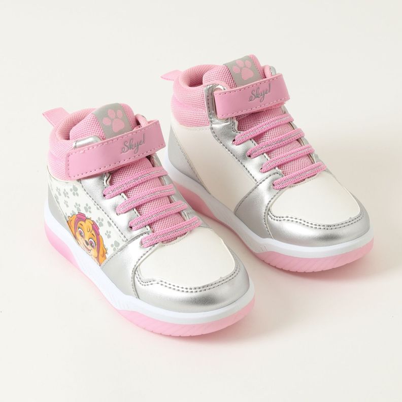 Zapatilla Con Luces Niña Sky Paws Rosado Paw Patrol-3