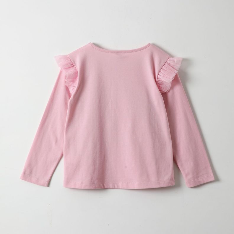 Polera Manga Larga Niña Maggic Rosado Unicornio-2